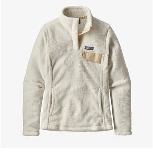Patagonia womens fleece - cream color